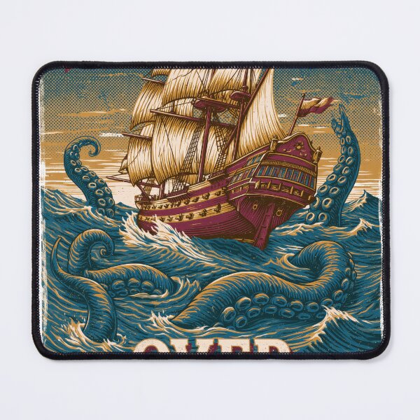 Item preview, Piratecore Maritime Tall Ship Kraken Tentacles Graphic designed and sold by dragonwolfpack.