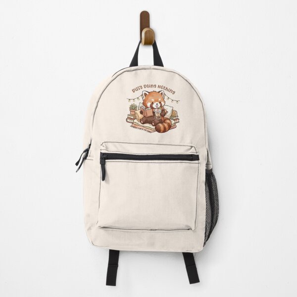 Item preview, Busy Doing Nothing Cozy Red Panda Cartoon designed and sold by stylishdzign.