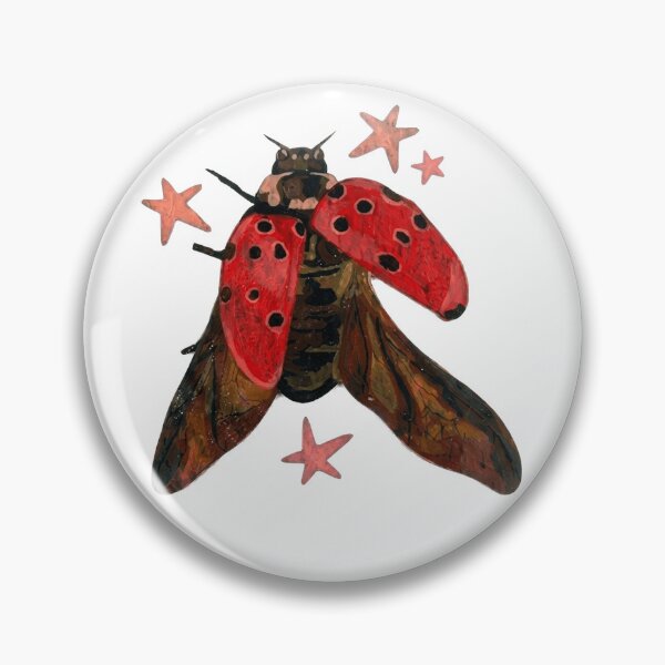 Item preview, Watercolor Ladybug Vintage Nature Cottagecore Shirt designed and sold by Lilbahlil.