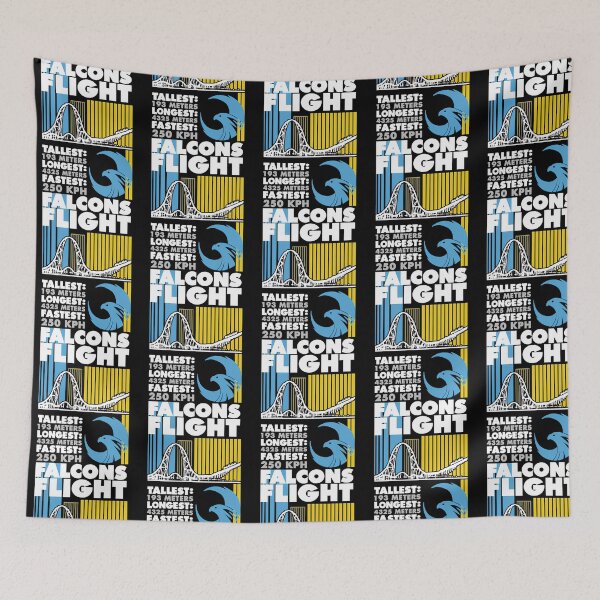 Item preview, Falcons Flight Rollercoaster Stats Design designed and sold by flamesnejme.