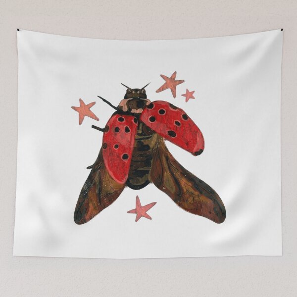 Item preview, Watercolor Ladybug Vintage Nature Cottagecore Shirt designed and sold by Lilbahlil.
