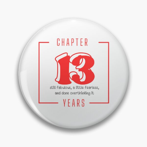Item preview, Chapter 13 Years Still Fabulous Fearless 13th Birthday designed and sold by Itsheartshop.