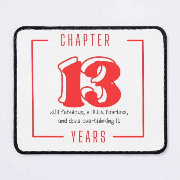 Item preview, Chapter 13 Years Still Fabulous Fearless 13th Birthday designed and sold by Itsheartshop.
