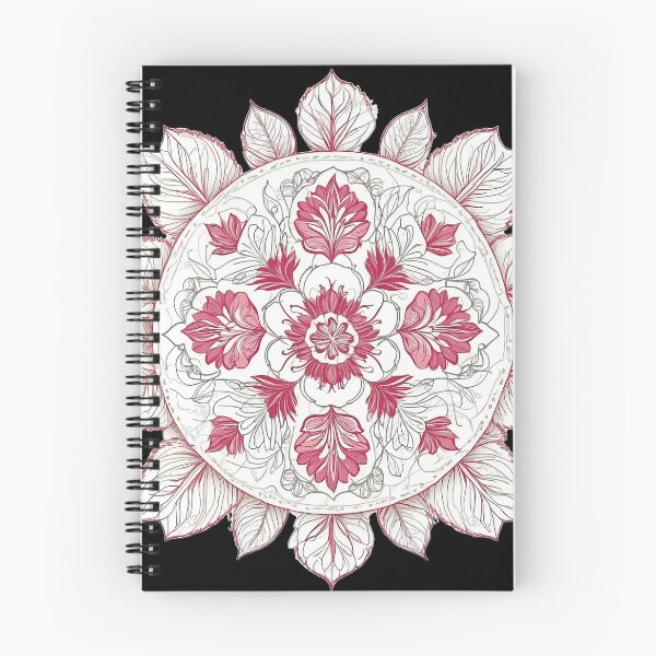 Item preview, Hibiscus Folk Embroidery Mandala Clipart Collection 10 designed and sold by PlayPlearnZone.