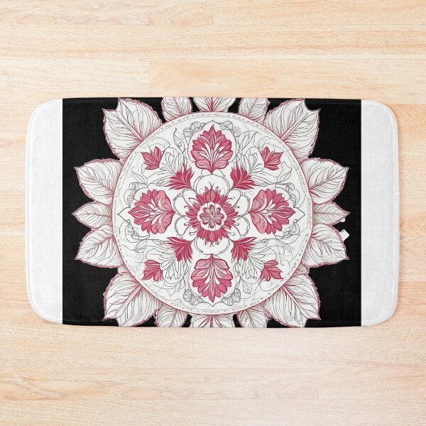 Item preview, Hibiscus Folk Embroidery Mandala Clipart Collection 10 designed and sold by PlayPlearnZone.
