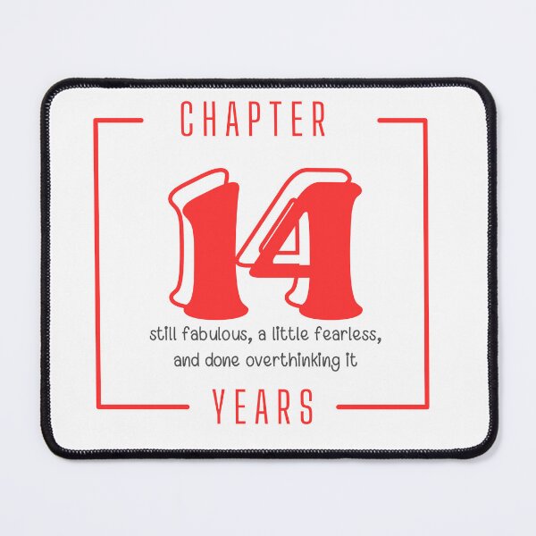 Item preview, Chapter 14 Years Still Fabulous Fearless 14th Birthday designed and sold by Itsheartshop.