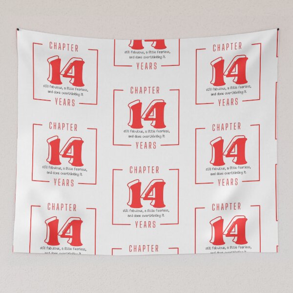 Item preview, Chapter 14 Years Still Fabulous Fearless 14th Birthday  designed and sold by Itsheartshop.
