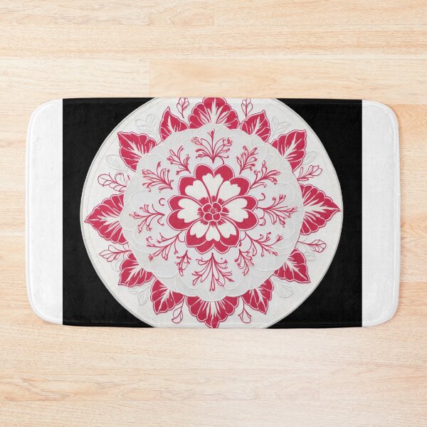 Item preview, Hibiscus Folk Embroidery Mandala Clipart Collection 11 designed and sold by PlayPlearnZone.