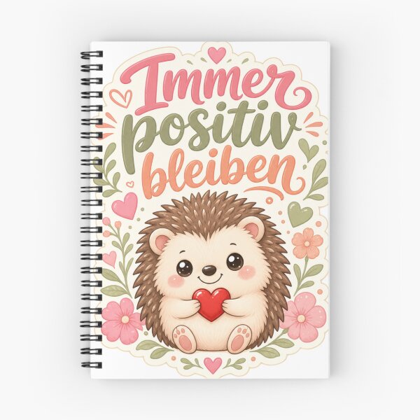 Item preview, Cute hedgehog. Always stay positive quote. designed and sold by BoosterShop.