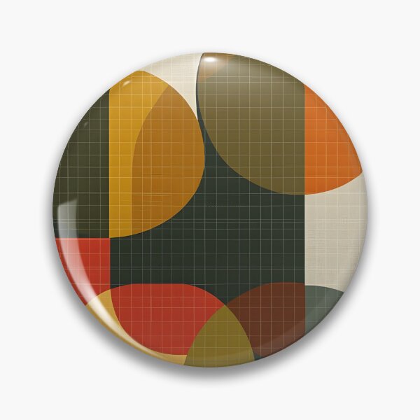 Item preview, Mid Century Modern Geometric Grid | Bauhaus Abstract Minimalist Wall Art designed and sold by GrinGalore.