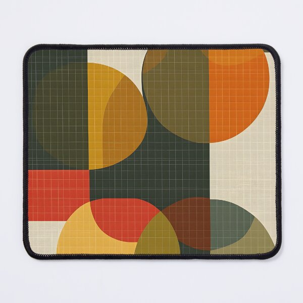 Item preview, Mid Century Modern Geometric Grid | Bauhaus Abstract Minimalist Wall Art designed and sold by GrinGalore.