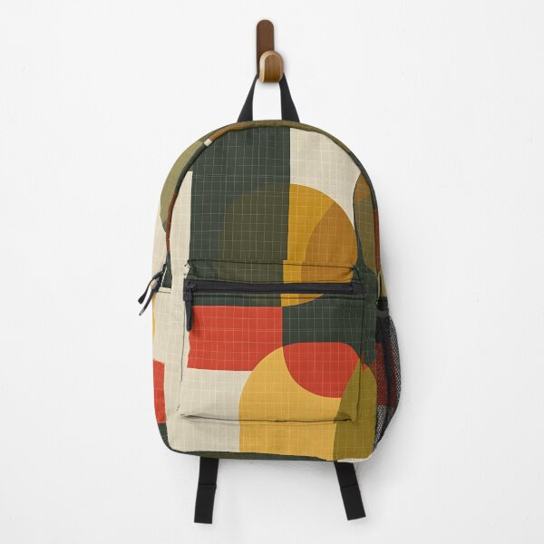 Item preview, Mid Century Modern Geometric Grid | Bauhaus Abstract Minimalist Wall Art designed and sold by GrinGalore.