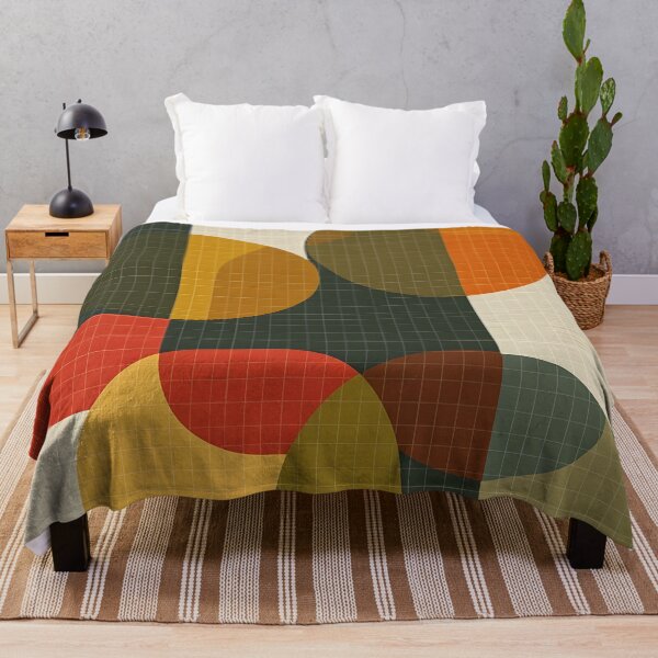Item preview, Mid Century Modern Geometric Grid | Bauhaus Abstract Minimalist Wall Art designed and sold by GrinGalore.