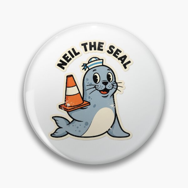 Item preview, Neil The Seal Sailor Hat Traffic Cone designed and sold by duduartwork.