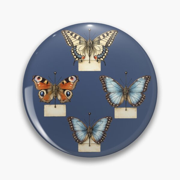 Item preview, Vintage Butterfly Specimen Illustration – Naturalist Watercolor Scientific Art designed and sold by MagicMakerPh.