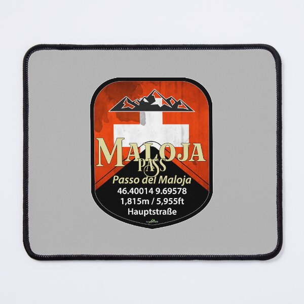 Item preview, Maloja Pass, Passo del Maloja Switzerland Sticker TShirt 01 designed and sold by OuterShellUK.