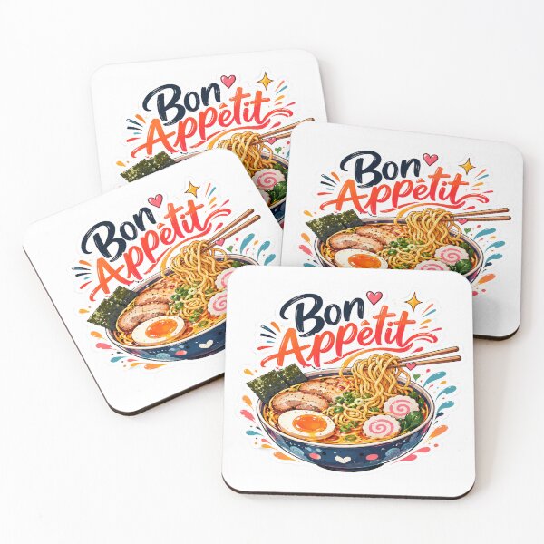 Item preview, Bon Appétit – Colorful Ramen Sticker designed and sold by PearlPathFinds.