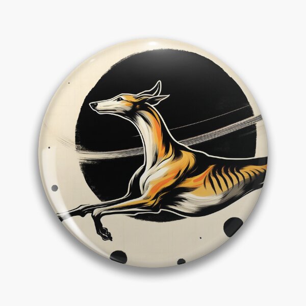 Item preview, GALAGO - Ukiyo-e Suibokuga Greyhounds - Vol. I - Zen Ink Collection - Orbit Runner designed and sold by GALOGO – Art for Sighthounds & Animal Welfare.
