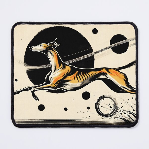 Item preview, GALAGO - Ukiyo-e Suibokuga Greyhounds - Vol. I - Zen Ink Collection - Orbit Runner designed and sold by GALOGO – Art for Sighthounds & Animal Welfare.