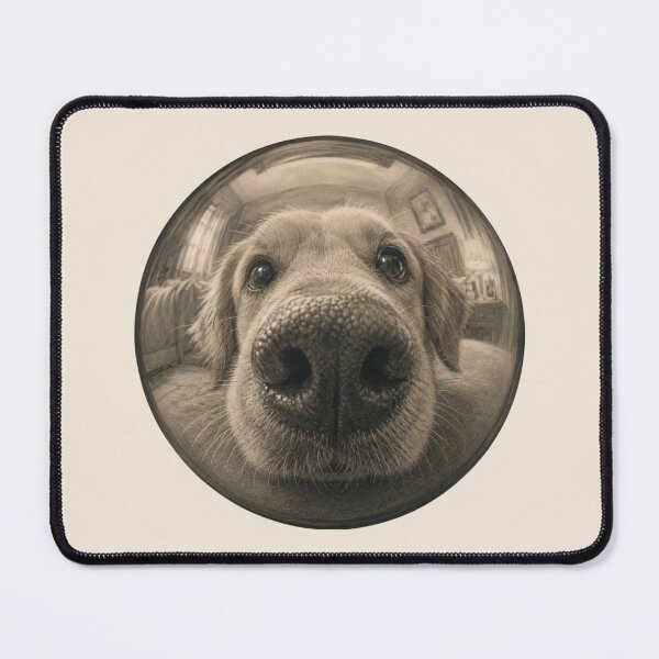 Item preview, Boop The Snoot Golden Retriever | Funny Fisheye Dog Portrait designed and sold by Safe Haven Pets.