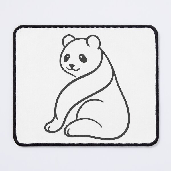 Item preview, Minimalist Line Art Panda Shirt Single Line Tattoo Style Tee Panda Lover Gift Modern Simple Aesthetic Shirt designed and sold by Gremlin Hours.