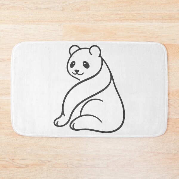 Item preview,  Minimalist Line Art Panda Shirt Single Line Tattoo Style Tee Panda Lover Gift Modern Simple Aesthetic Shirt designed and sold by Gremlin Hours.
