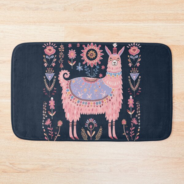 Item preview, Scandinavian Folk Art, Floral Alpaca designed and sold by xiao xuans.
