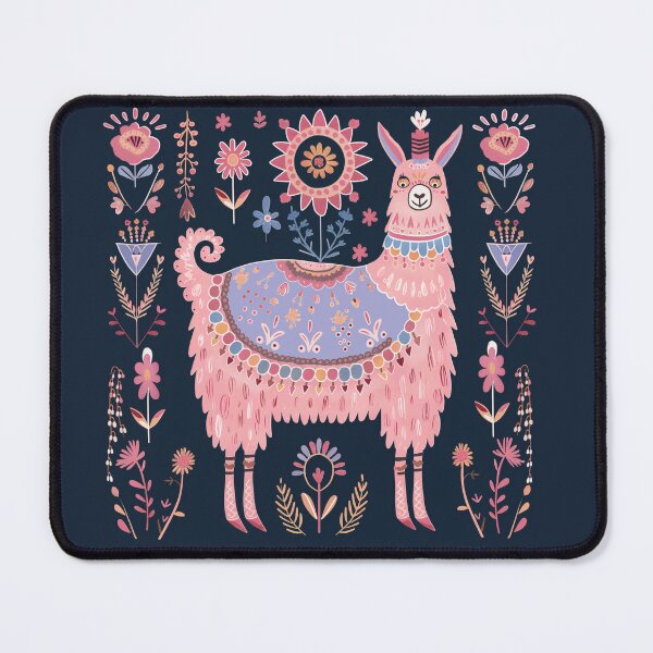 Item preview, Scandinavian Folk Art, Floral Alpaca designed and sold by xiao xuans.