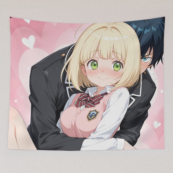 Item preview, Shiemi Moriyama Blue Exorcist Pink Hearts School Smile designed and sold by ManuelOpito.