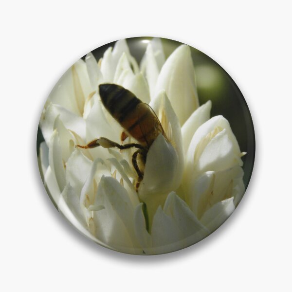 Item preview, Honeybee on coffee bloom - Big Island, Hawaii. designed and sold by JDY Studio Designs.