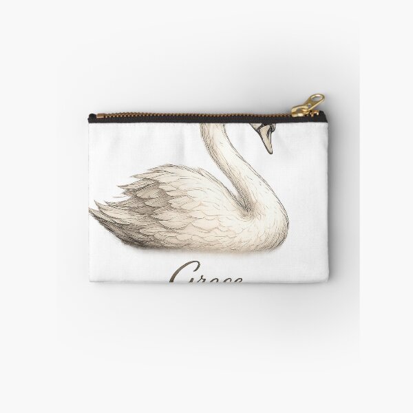 Item preview, Graceful Swan Draw Art – Elegant Minimal Bird Design designed and sold by ModernPaws.