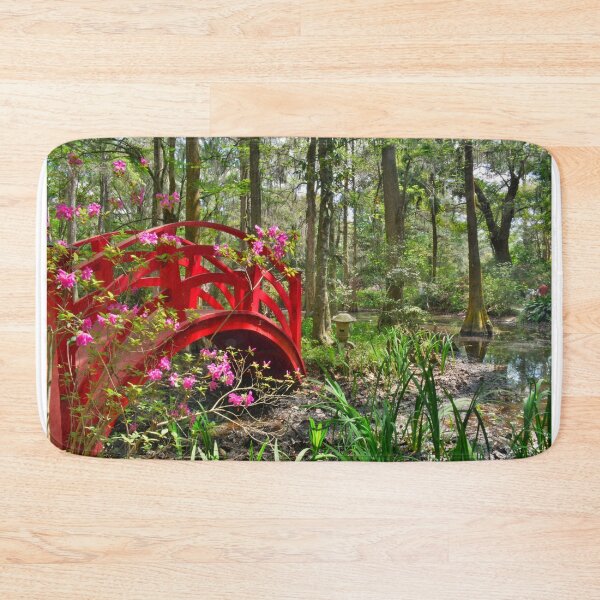 Item preview, Magnolia Plantation Garden Red Bridge designed and sold by LisaWootenPhoto.