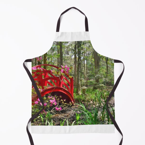 Item preview, Magnolia Plantation Garden Red Bridge designed and sold by LisaWootenPhoto.
