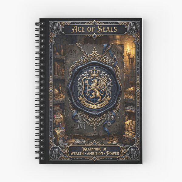 Item preview, Ace of Seals - Ace Cards designed and sold by Studio77-Gothic.