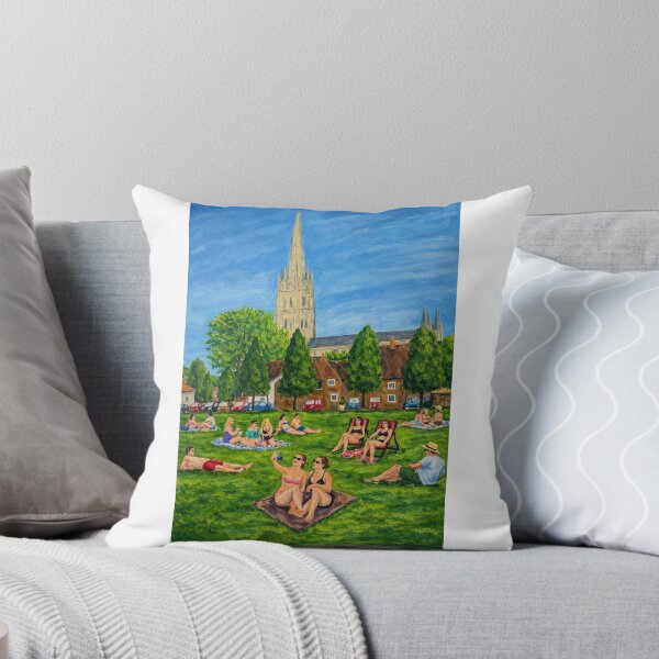 Item preview, Sunbathing on Chorister's Green designed and sold by SJHorsfall.