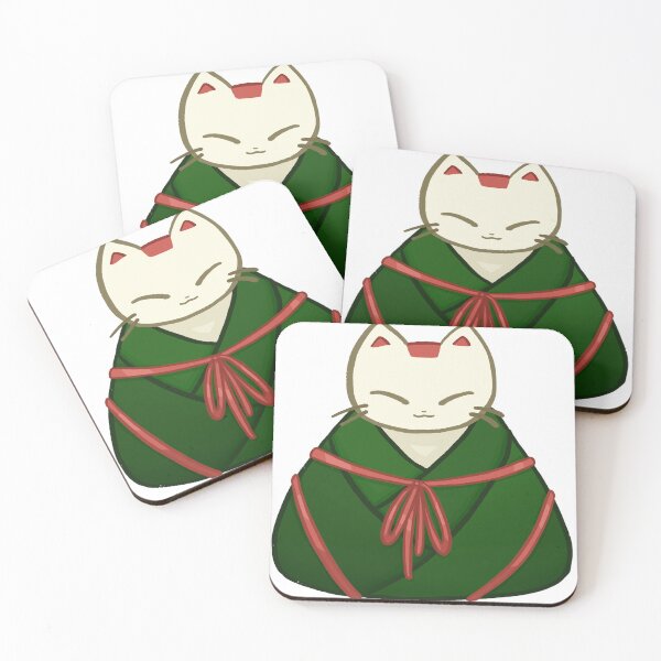 Item preview, Cute Kawaii Rice Dumpling Zongzi Cat designed and sold by Sleepy-Town.