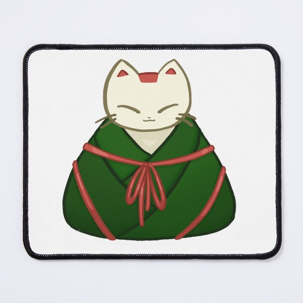 Item preview, Cute Kawaii Rice Dumpling Zongzi Cat designed and sold by Sleepy-Town.