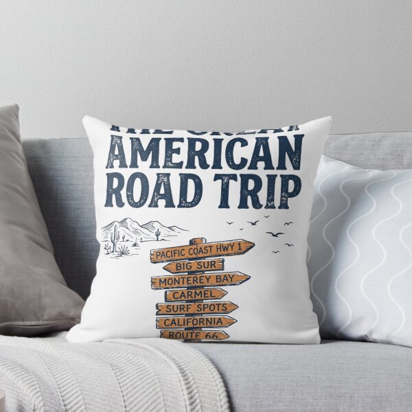 Item preview, The Great American Road Trip Vintage Retro Travel designed and sold by Emerald Deep.