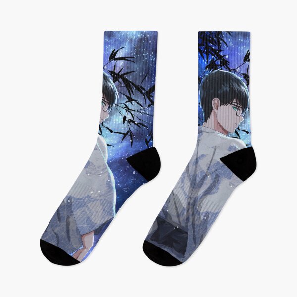 Aperçu de l'œuvre Yukio Okumura Blue Exorcist Nuit en kimono étoilé créée et vendue par ManuelOpito.