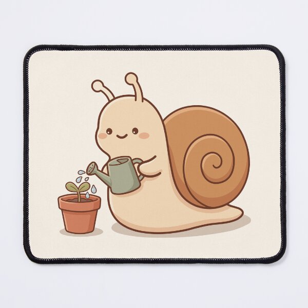 Item preview, Cute Gardening Snail designed and sold by Zerhof.