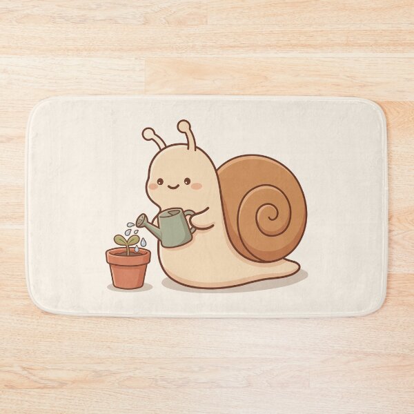 Item preview, Cute Gardening Snail designed and sold by Zerhof.