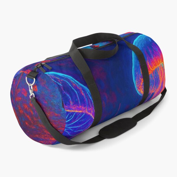 Item preview, Cyberpunk Wanderer Neon Landscape - Synthwave City Art designed and sold by Nexus Space.