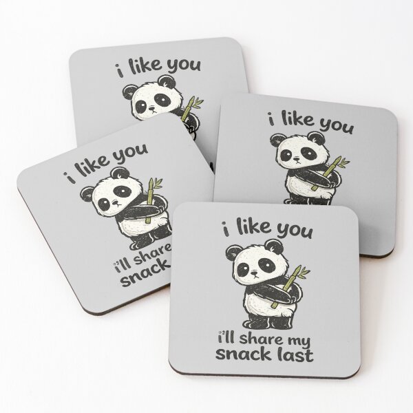 Item preview,  I Like You Ill Share My Snack Last Funny Panda Shirt Sarcastic Humor Gift Panda Lover Tee Deadpan Sarcastic Shirt designed and sold by Gremlin Hours.