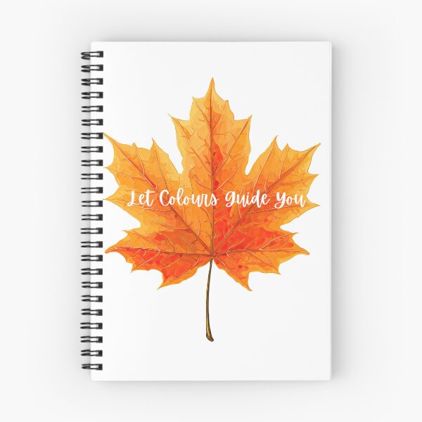 Item preview, Let Colours Guide You Maple Leaf Sticker – Autumn Botanical Inspirational Quote, Fall Nature Aesthetic Vinyl Decal designed and sold by Pandey14.