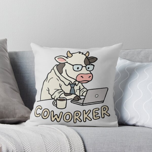 Item preview, Office Cow Working Coworker designed and sold by Gkinoki.