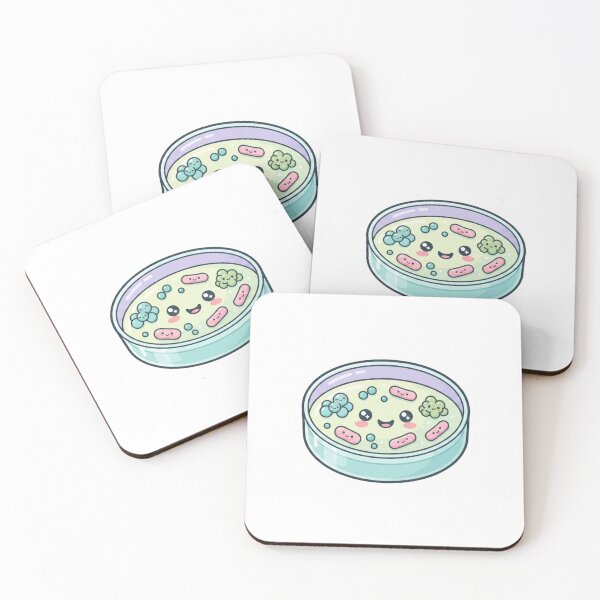 Item preview, Cute Petri Dish Bacteria SVG- Kawaii Clinical Lab Science Stiker designed and sold by AllStikerspro.