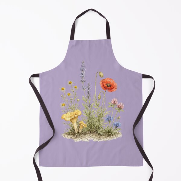 Item preview, Wildflower Botanical Plate – Vintage Watercolor Scientific Floral Illustration designed and sold by MagicMakerPh.