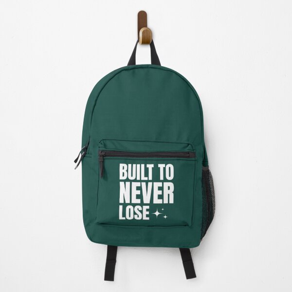 Item preview, Built To Never Lose Motivational Typography Design designed and sold by Waldero.