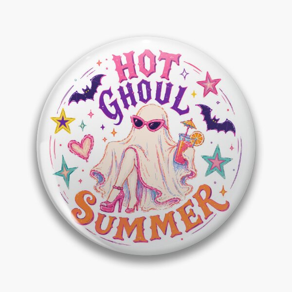 Item preview, Hot Ghoul Summer Cute Ghost Halloween designed and sold by StormbornAther.