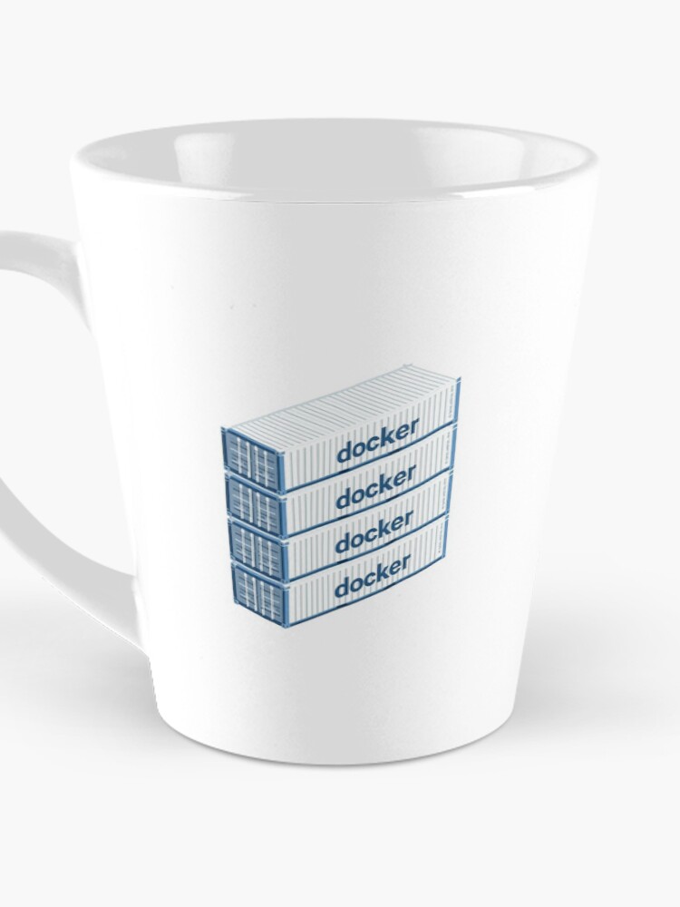 Thumbnail 3 of 4, Coffee Mug, Docker Container Icons designed and sold by IconicVectors.